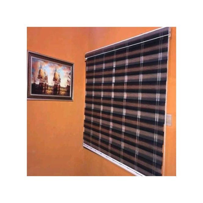 Day and Night Window Blind - Gold With Line