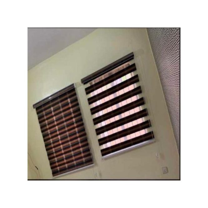 Day and Night Window Blind - Gold With Line - Image 2