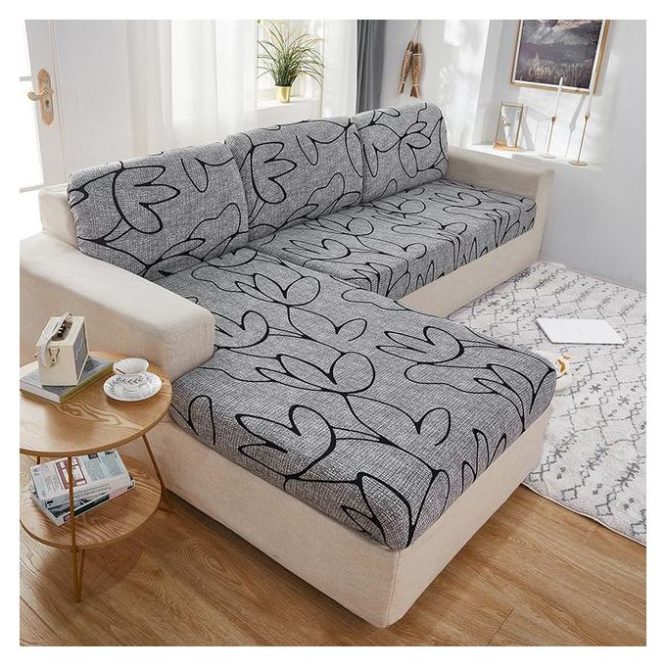 Modern Printed Sofa Cushion Cover Livingroom Funiture Protector Spandex Elastic Removable Lshape Corner Armchair Couch Slipcover - Image 2