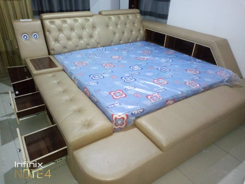 Sun-Pilot Interiors Bed with Frame - Image 10