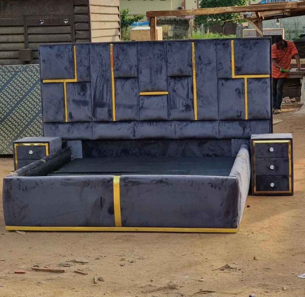 Sun-Pilot Interiors Bed with Frame