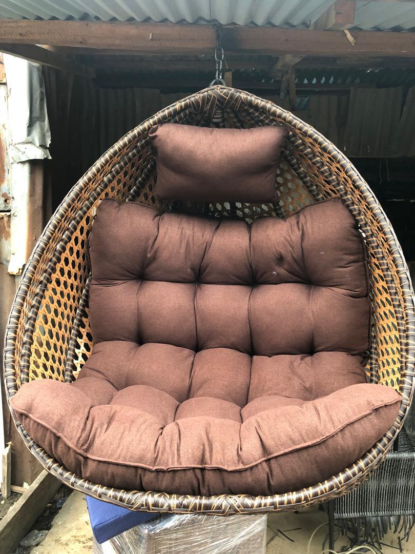 Sun-Pilot Interiors Basket Swing Chair - Image 5